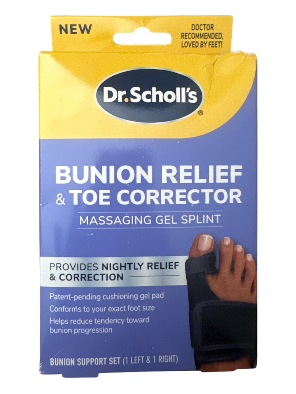 DR SCHOLLS - Bunion Relief & Toe Corrector